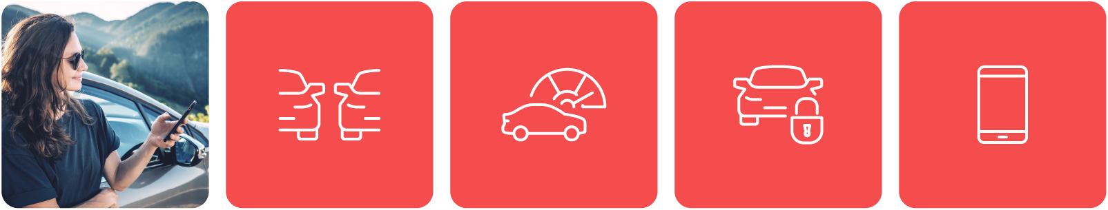 Row of icons to match the common sense precautions