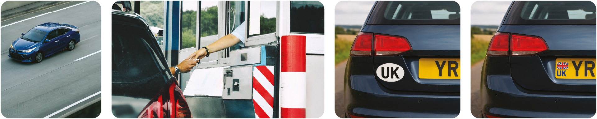 Images depicting driving abroad